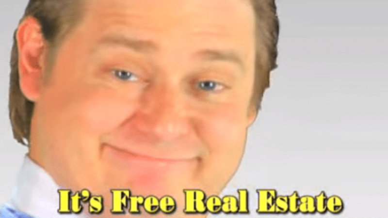 It's free real estate